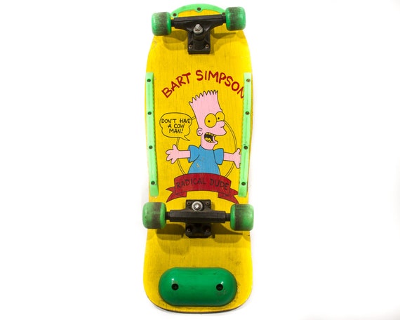 Bart Simpson Skateboarding With Girl Bart Simpson Skateboarding With Girl
