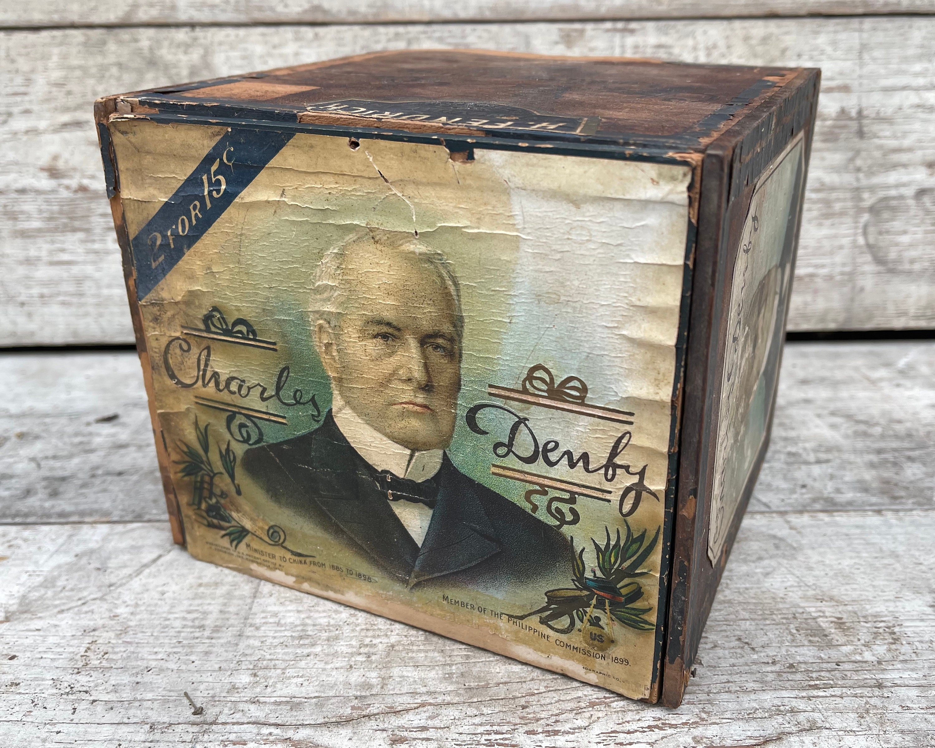 Vintage Jewelry Wooden Crates Drawer Tea Storage Box Organizer Kitchen  Organizer Box Cigar Boxes Empty Wooden