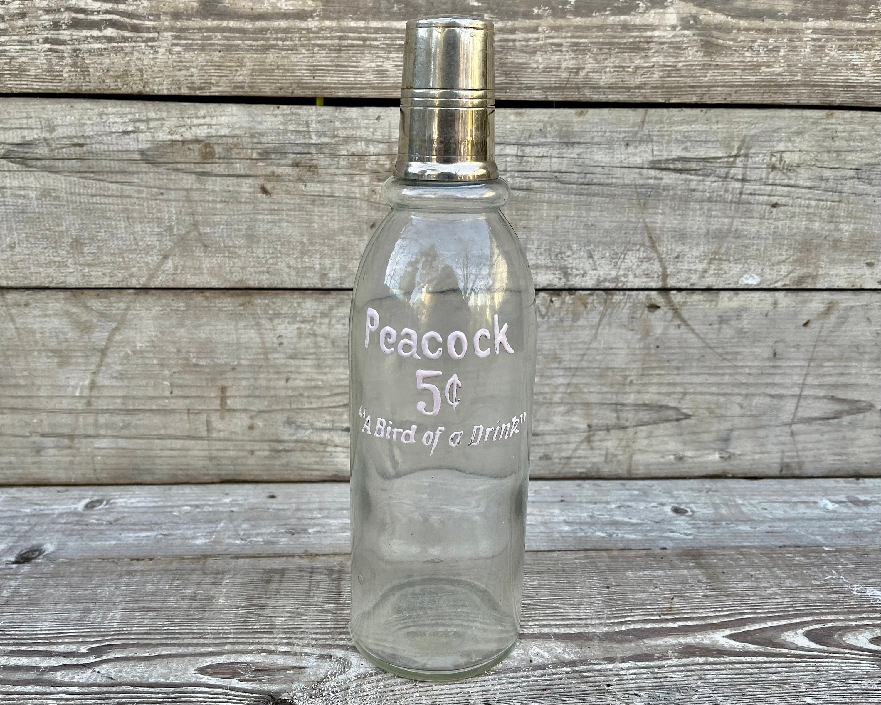 Beer or Soda Bottle Personalized Acrylic Display Case with Cherry