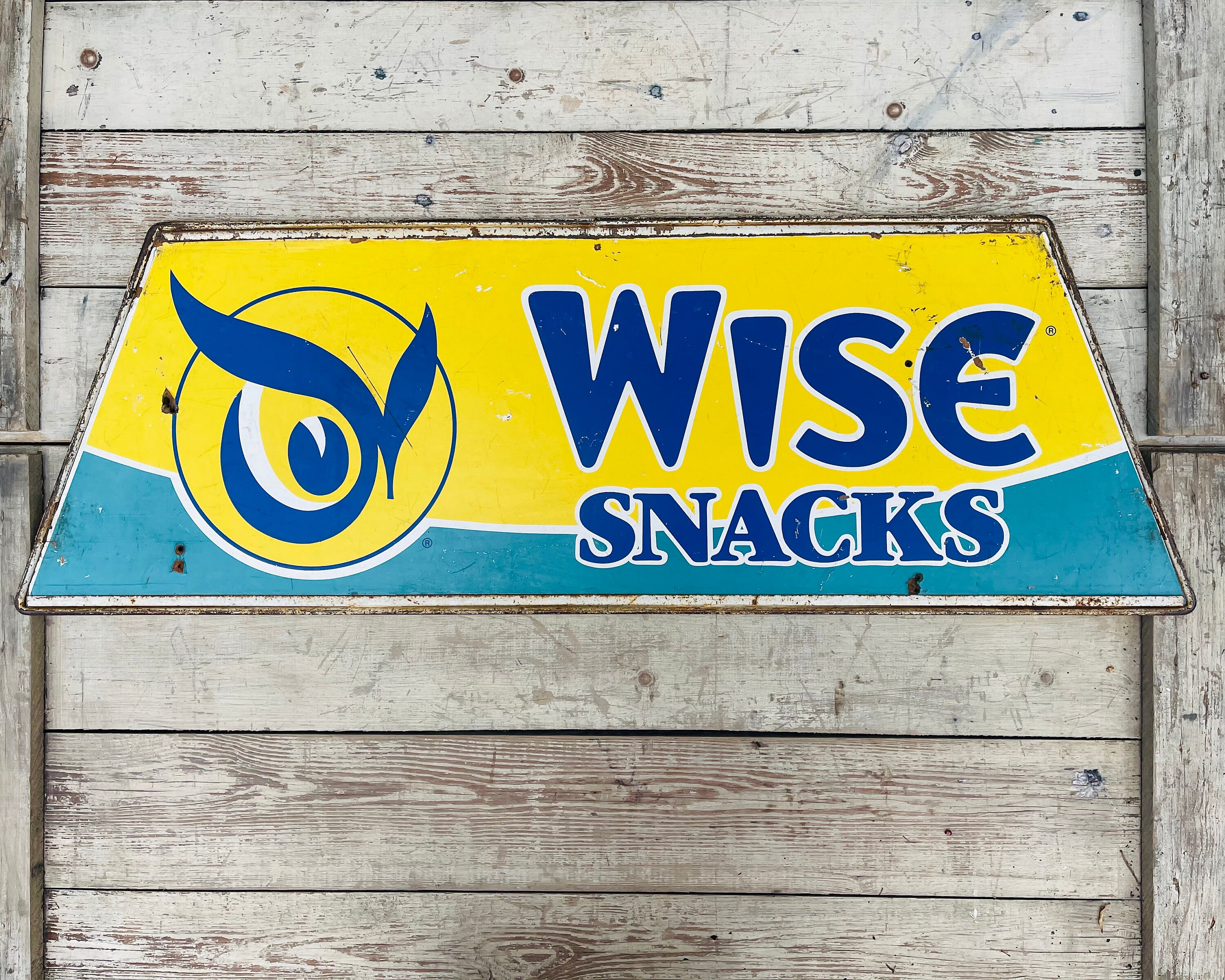 Wise Chips Sign 41'' Wise Snaks Advertising Sig Wise Etsy