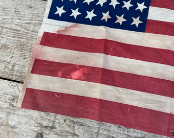 アメリカ合衆国　星条旗　35年前に購入 新品同様 USA製 アメリカ星条旗 50星 アメリカ国旗 コットン