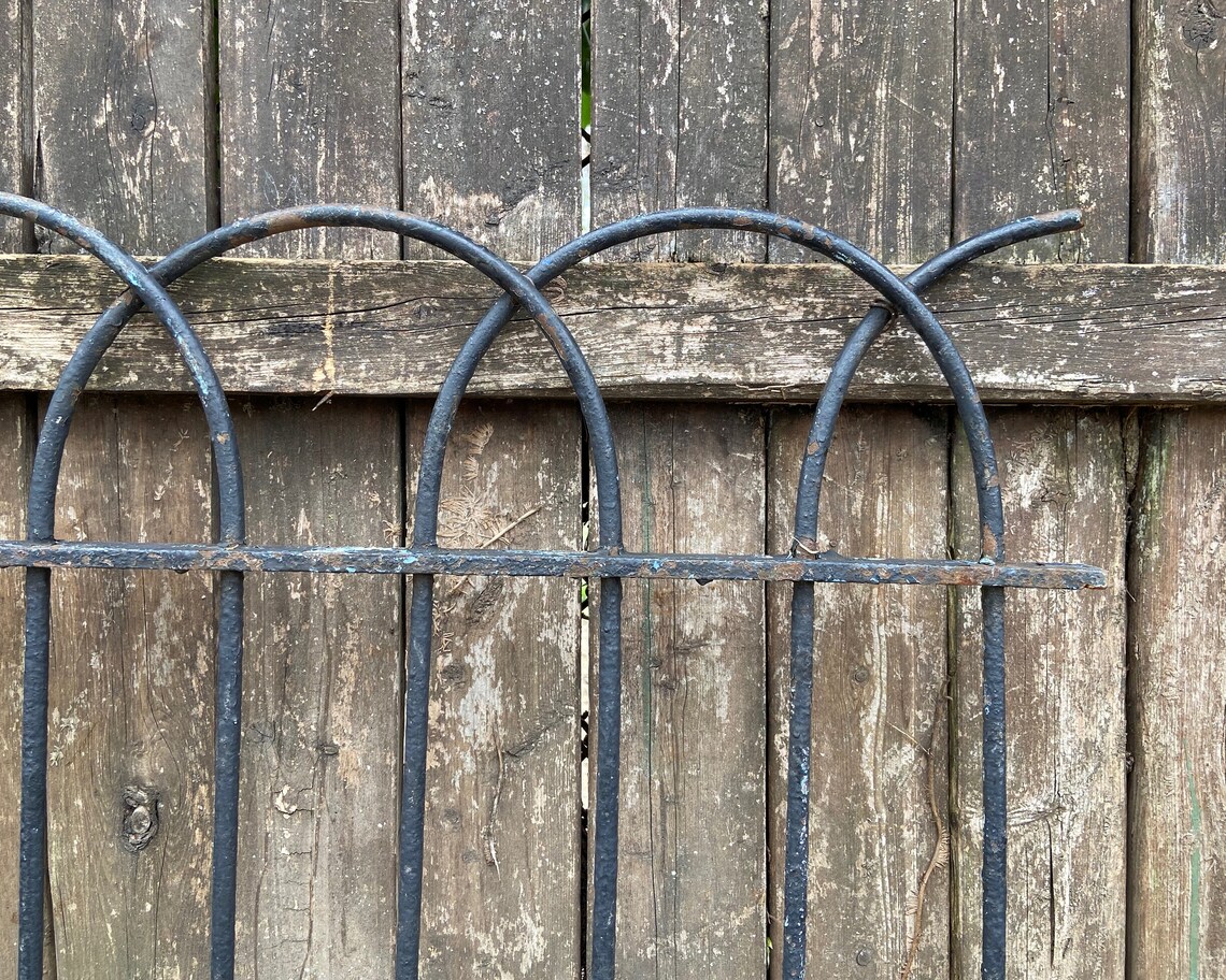 Antique Fence Wrought Iron Fence 1800s Gate Ornate Old | Etsy