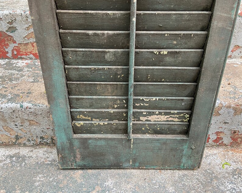 Antique Shutter Old Distressed Rustic Barn Shutter With Etsy