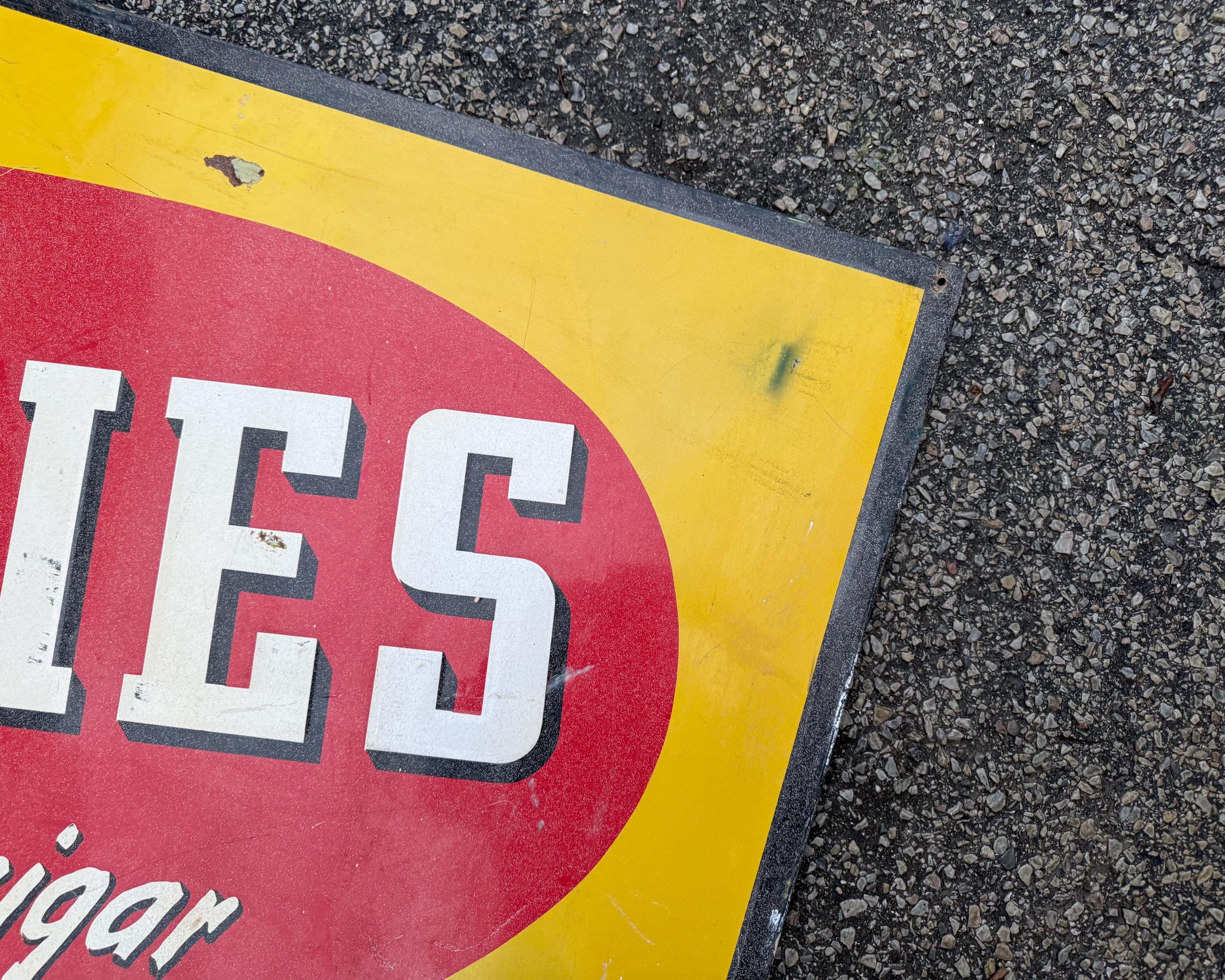 Vintage Phillies Blunt Sign: 1940s General Store Advertising
