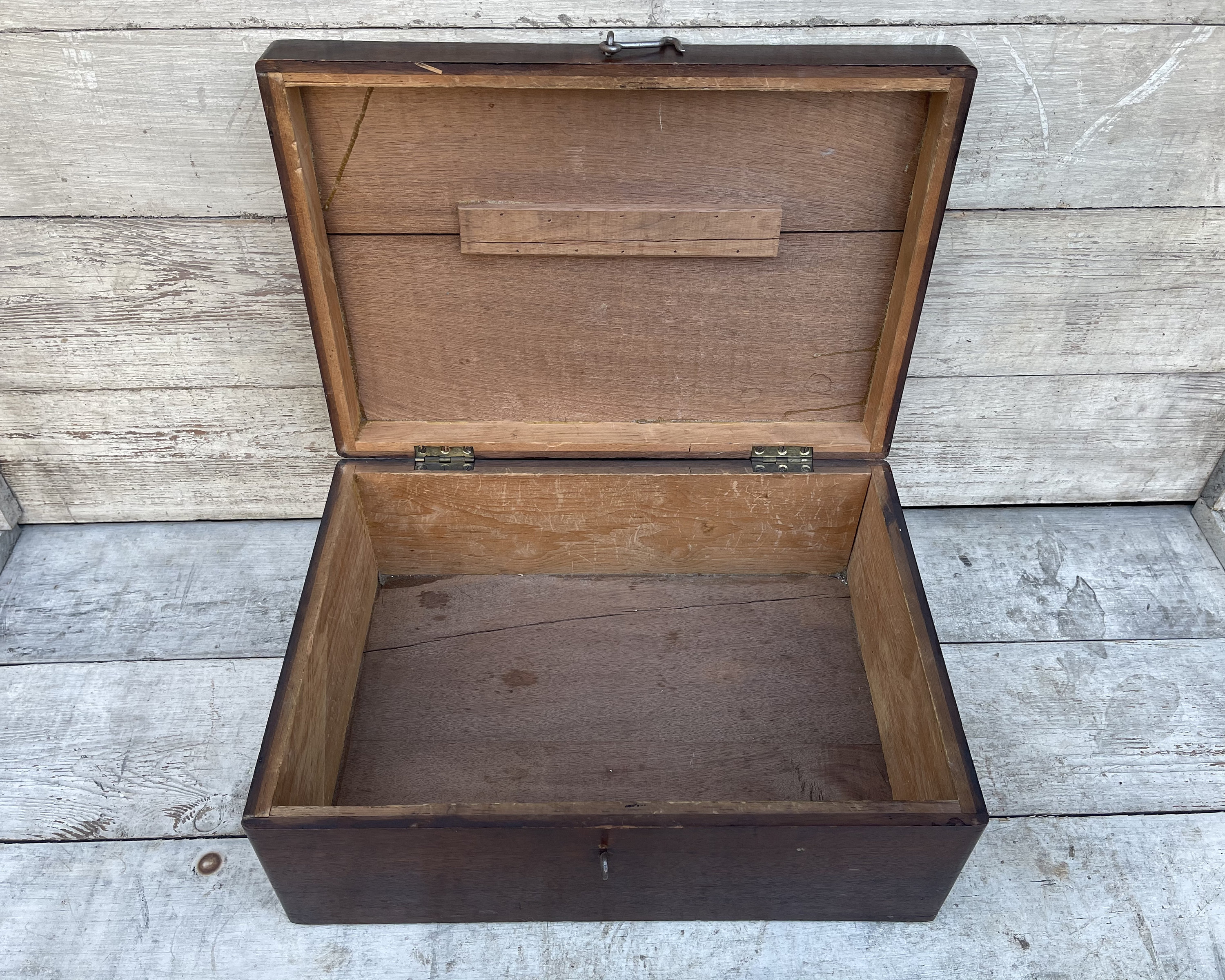 Vintage Wooden Box With Latch Wood Latch Box Storage Box Etsy