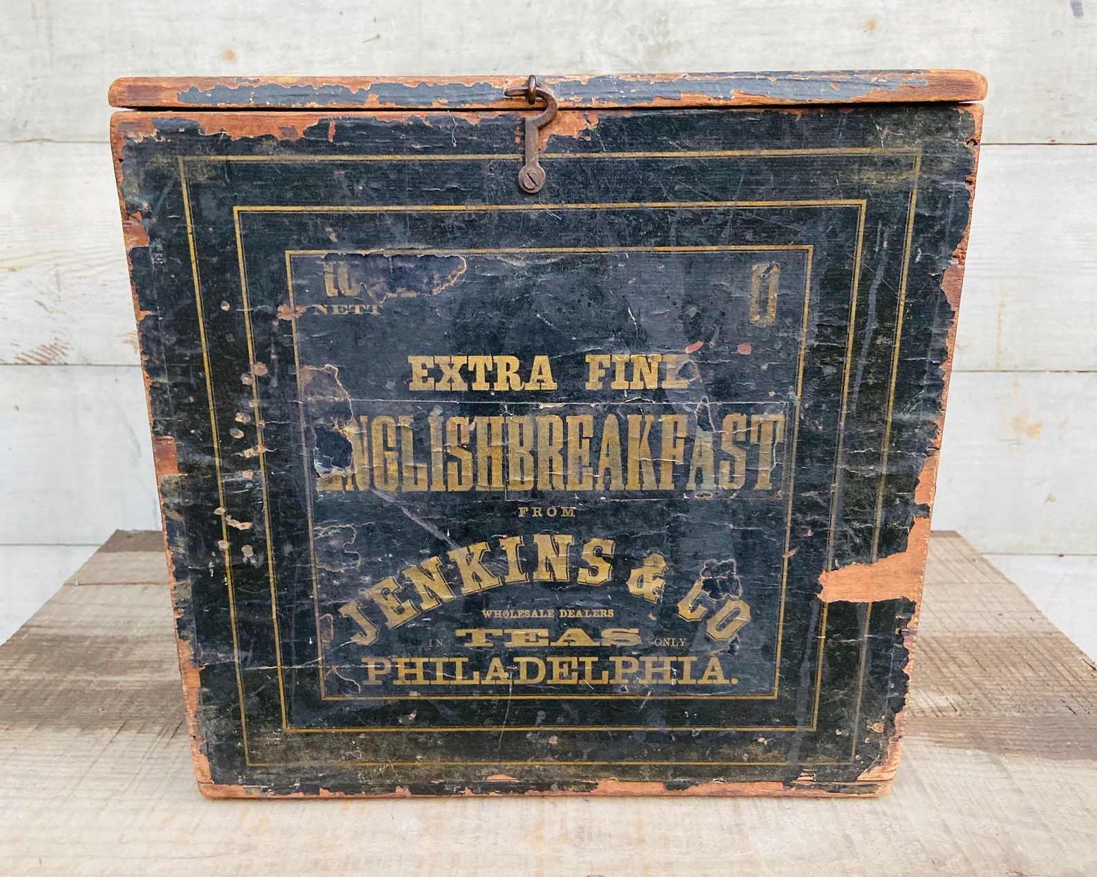 Antique Tea Crate From Philadelphia 1700s Tea Box JENKINS & Etsy