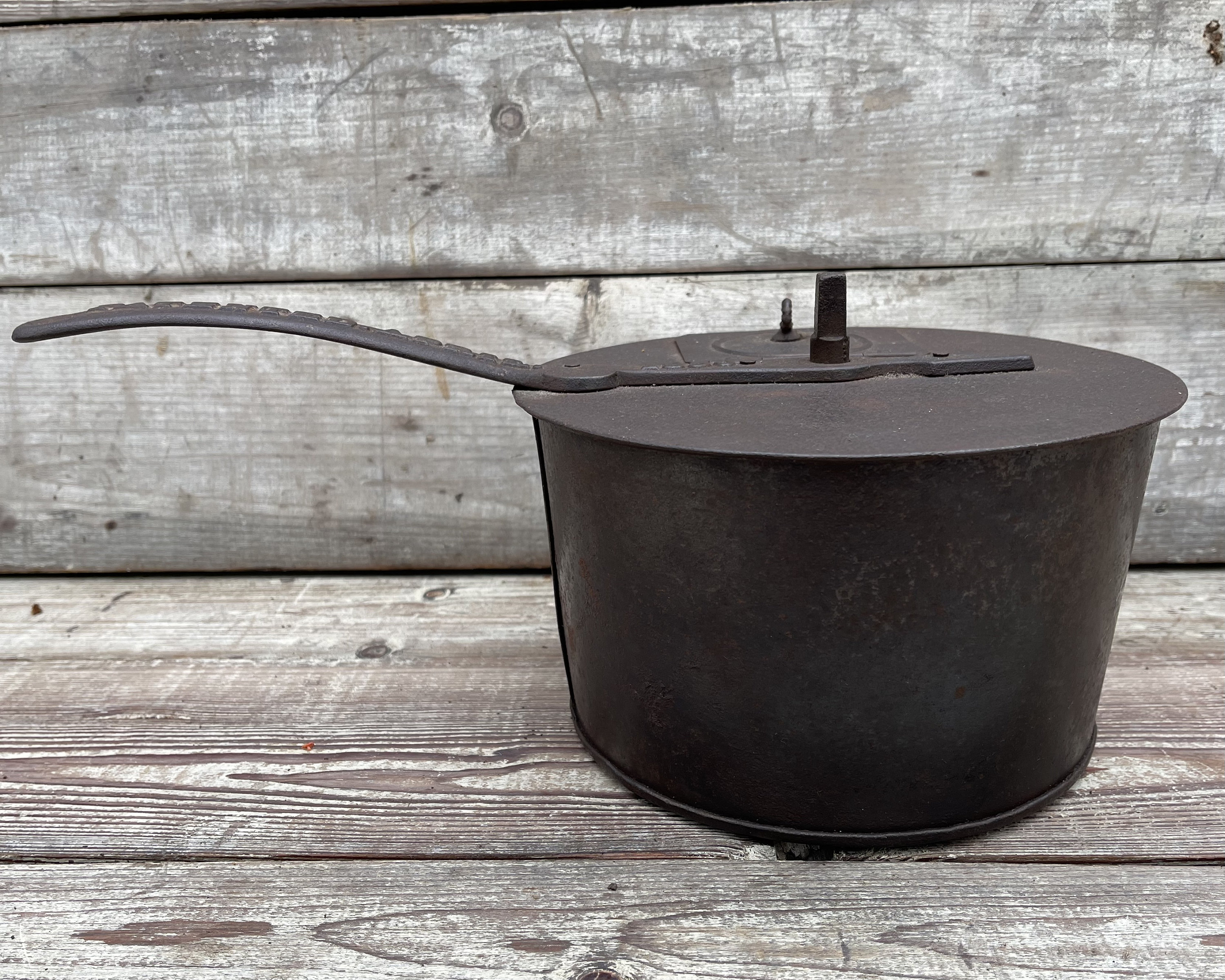 Antique Coffee Roaster 1850s Cast Iron Handle Hand Crank Etsy