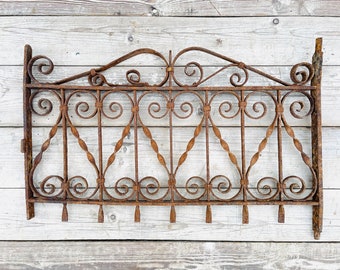 Forge Detail. Part Of A Wrought Iron Fence. Design Pink Iron Gate Details.  Stock Photo, Picture and Royalty Free Image. Image 38889232.