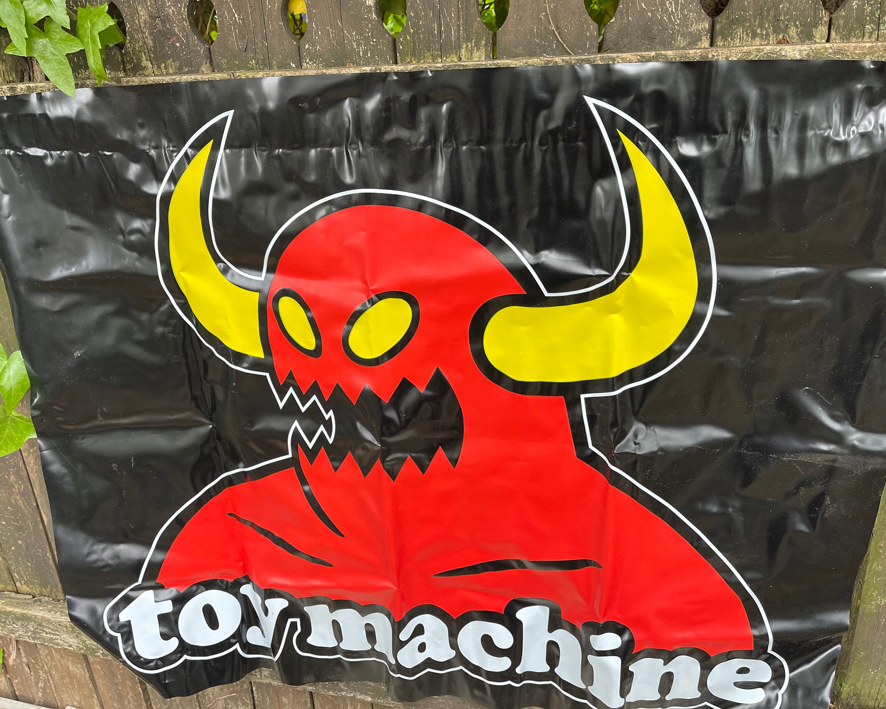 Devil Banner, Vintage Skateboard Flag, TOY MACHINE SKATEBOARDS