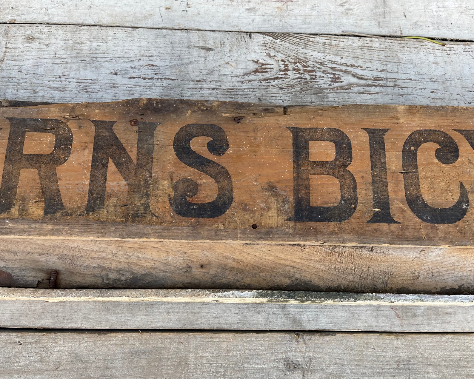Antique Bicycle Shop Sign Wooden Trade Sign 1800s Stearns | Etsy