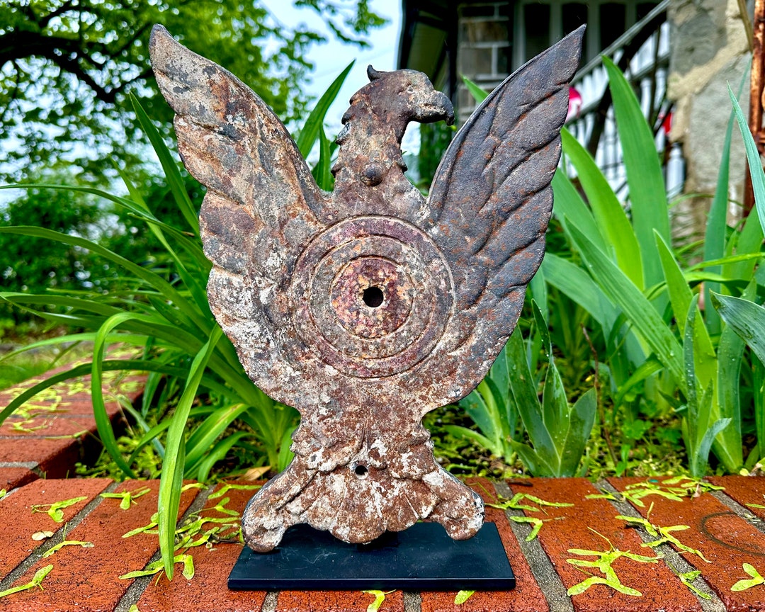 Antique Cast Iron Eagle Shooting Target on Stand Etsy