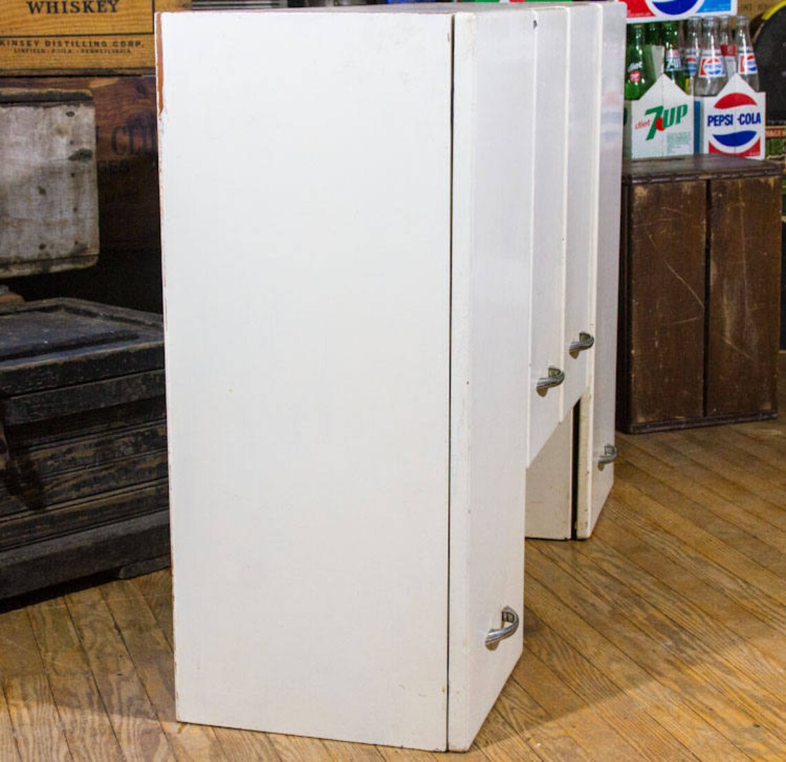 Vintage Metal Kitchen Mid Century Modern Upper Etsy