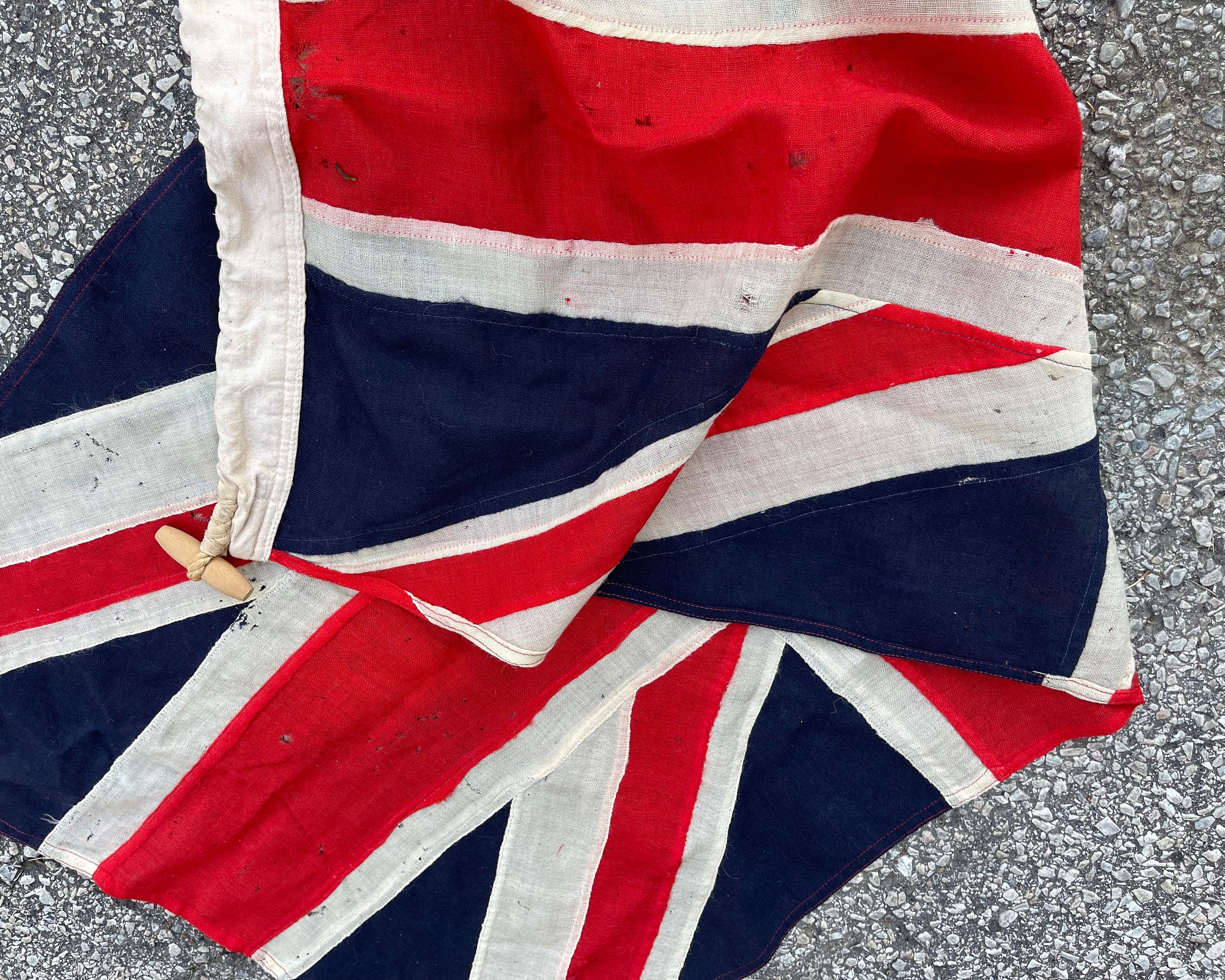 超貴重！巨大ユニオンジャック　英国イギリスアンティーク旗　ヴィンテージ古着USA アンティーク ユニオン ジャック フラッグ、イギリス第一次世界