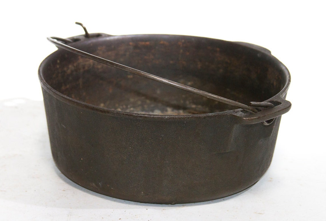 Vintage Cast Iron Dutch Oven Wagner's 1891 Original 5 Qt Etsy