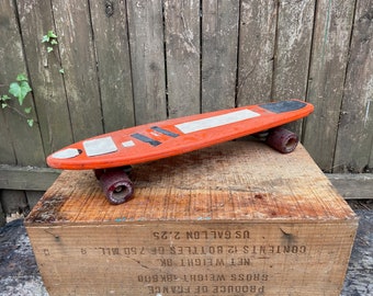 1960's Wooden Skateboard Goofy foot Nash skateboard - Etsy 日本