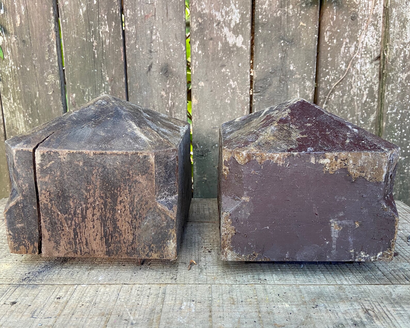 Antique Newel Post Caps Staircase Banister Post Cap Top Etsy