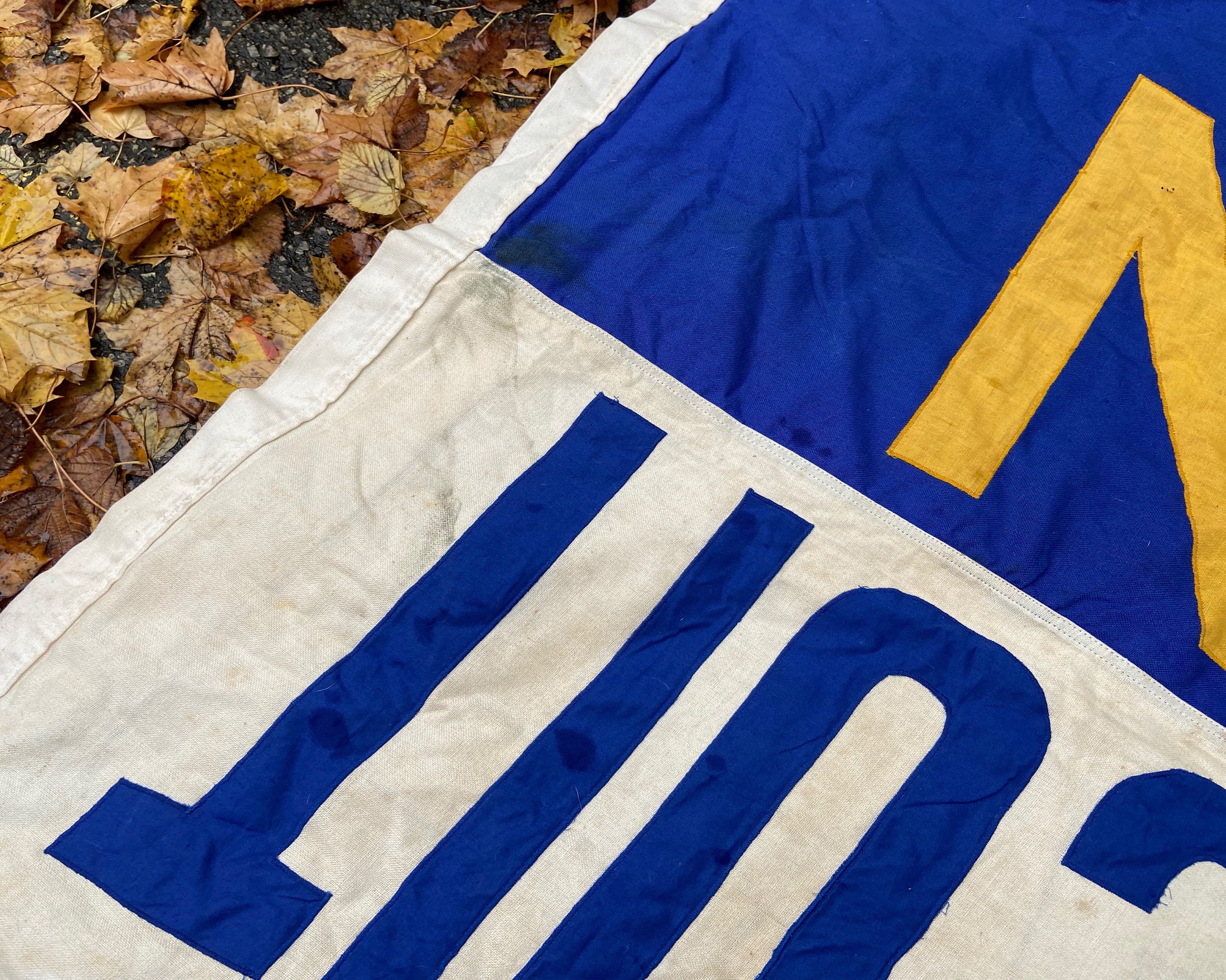 Goshen Historic Track Flag RARE HUGE
