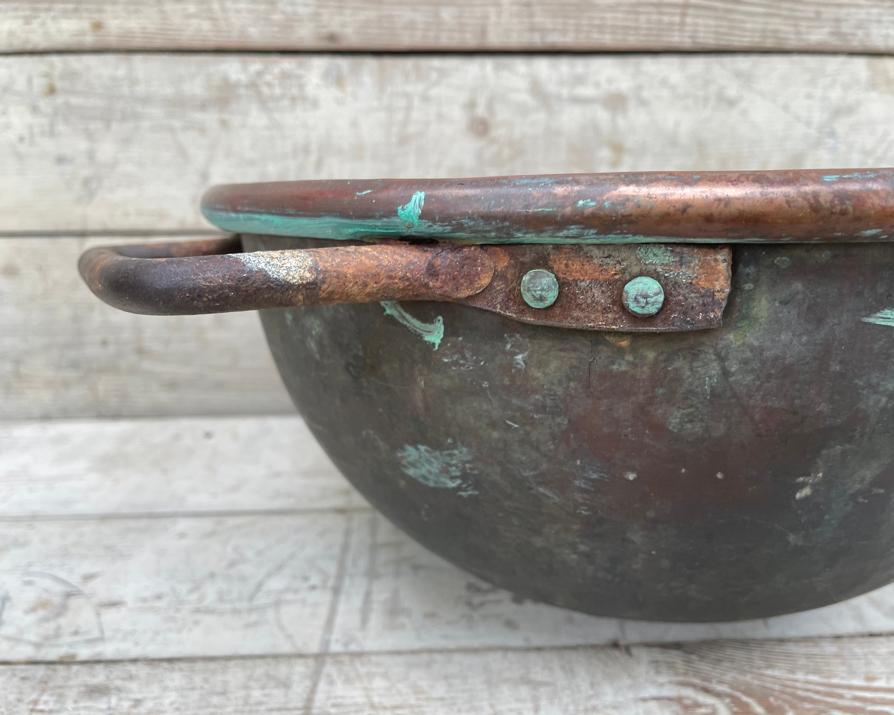 Antique 1800s Copper Candy Pot Cauldron Primitive Copper Pot Etsy