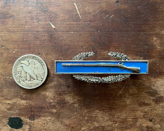 Vintage Sterling Silver Rifle Pin: WWII Marksman Award Badge - Etsy