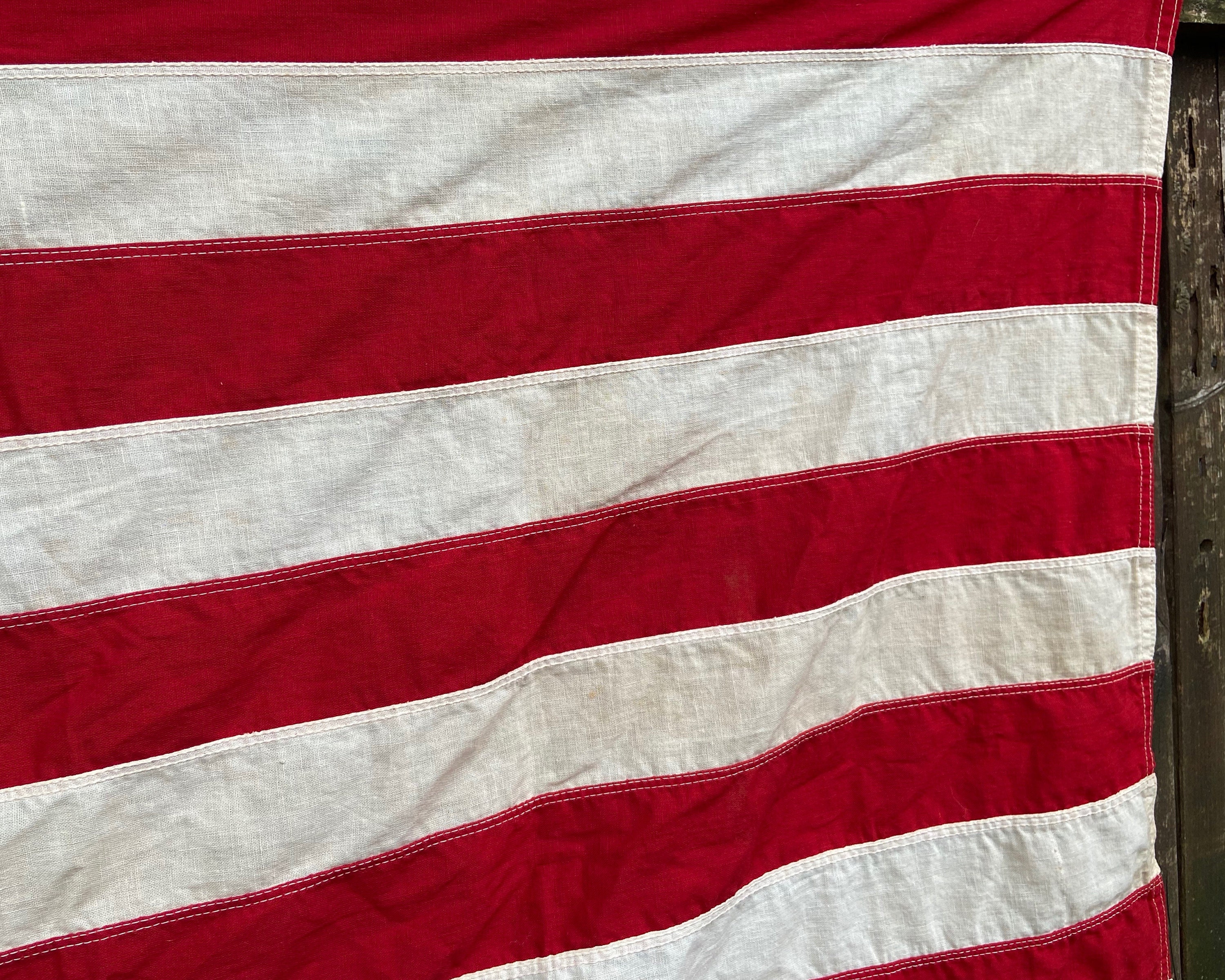 Vintage 49 Star American Flag: Rustic Americana Decor (3' X 5') - Etsy