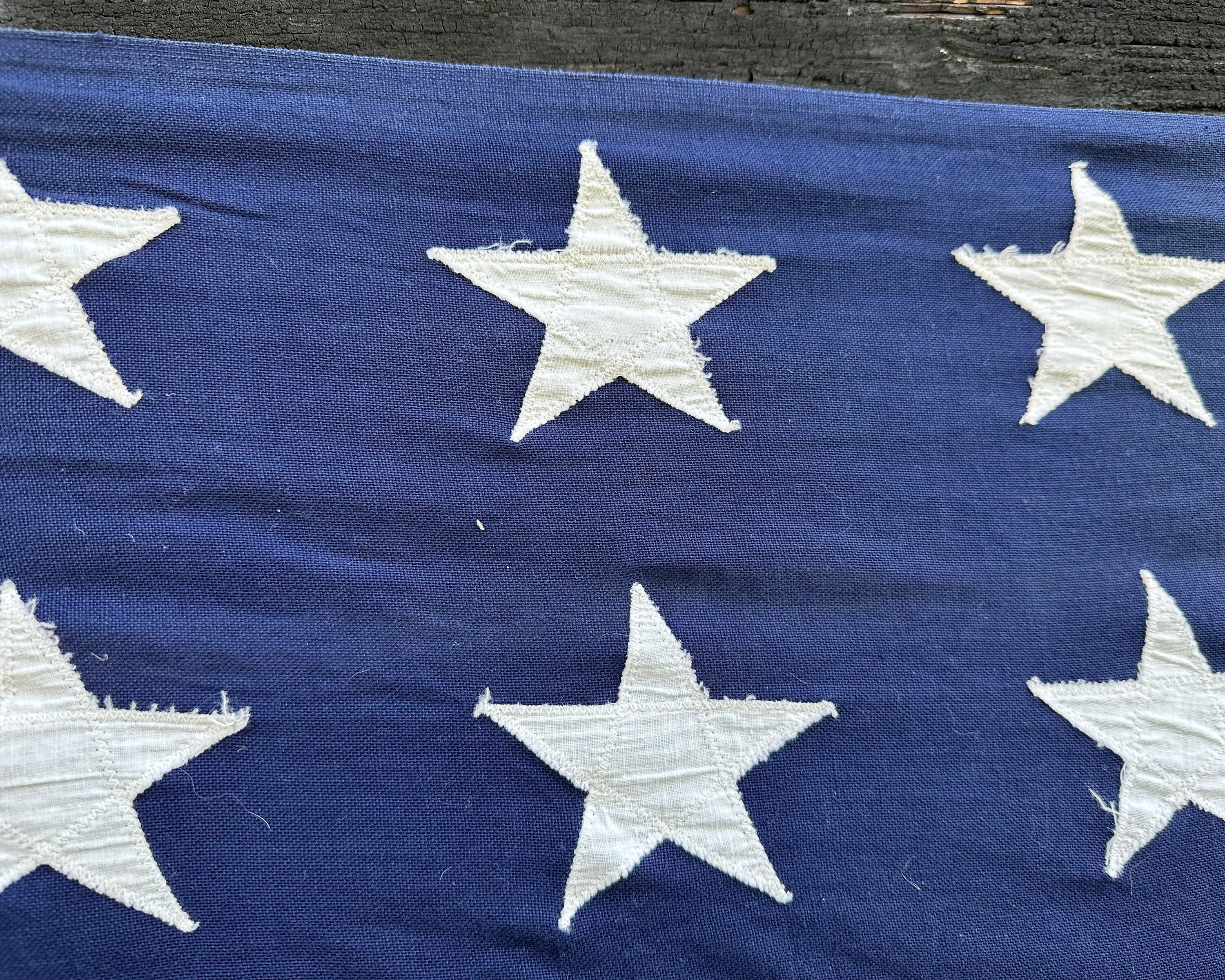 1940年代のヴィンテージアメリカ国旗：特大48星バナー（9.5フィート×5