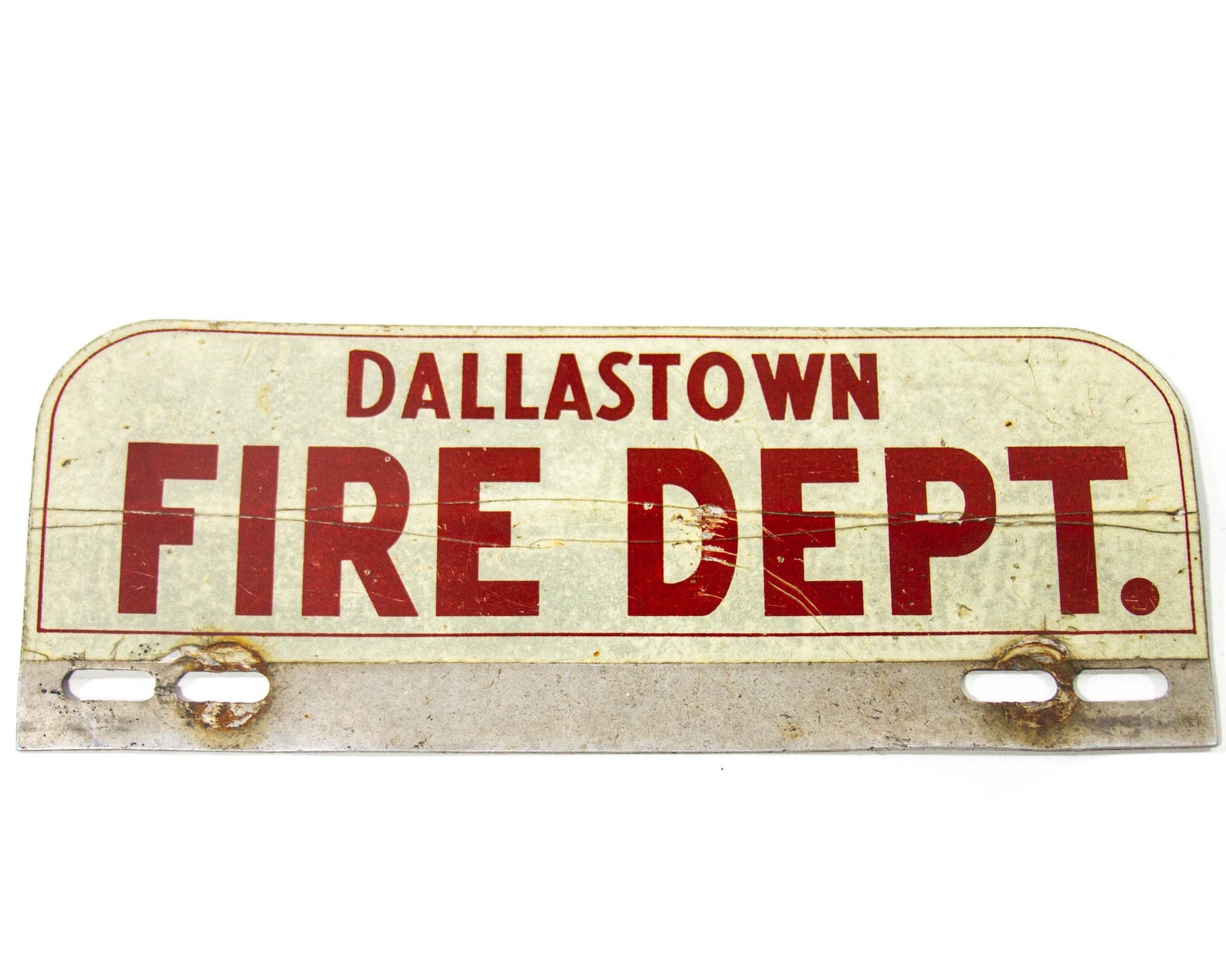 Dallastown Fire Department License Plate Topper York County Etsy