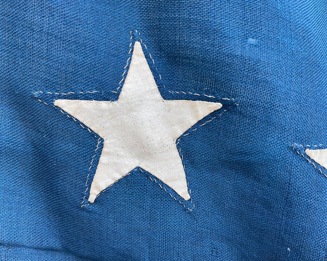 Bandiera Americana Con Stelle In Cerchio