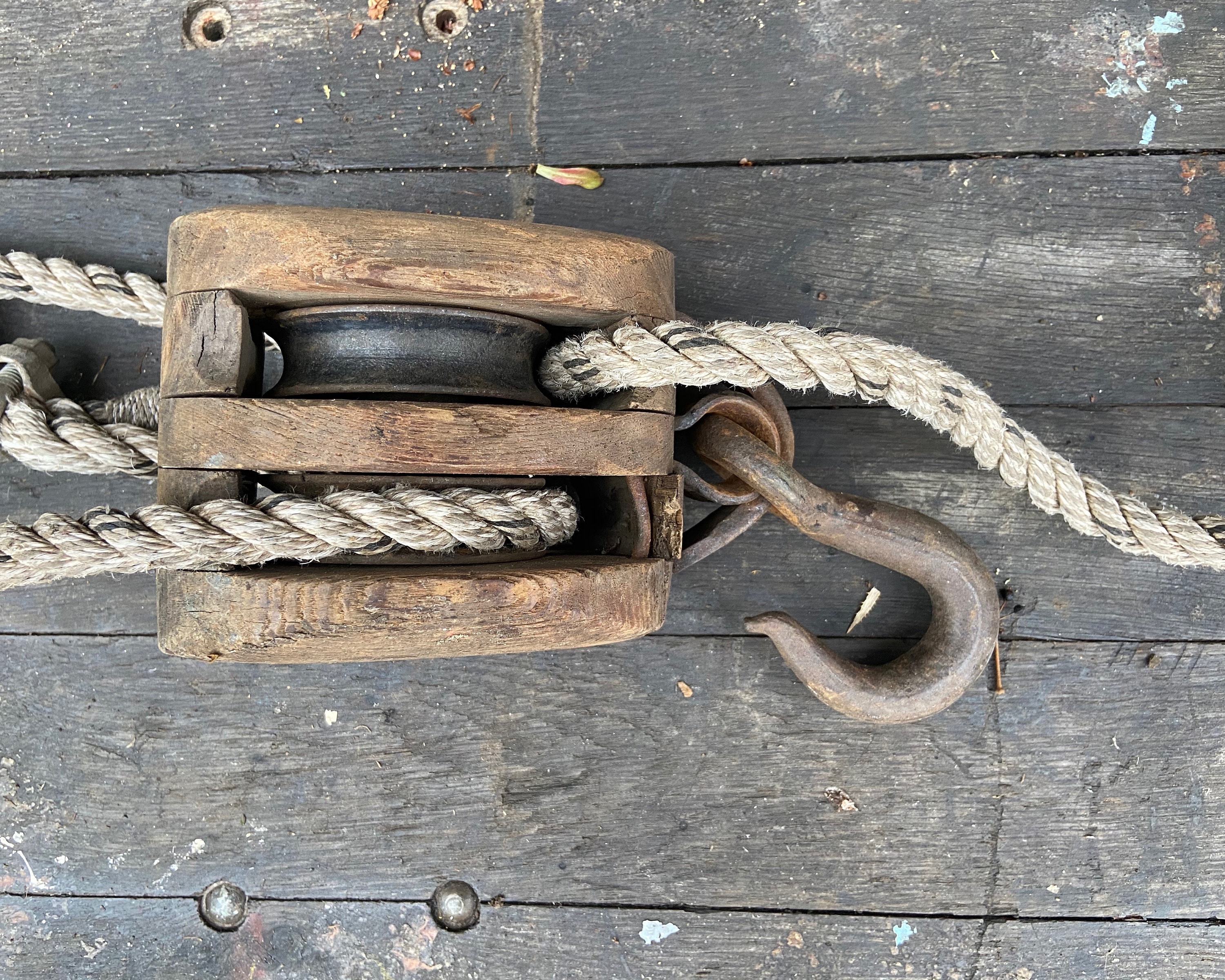 Vintage BARN ROPE 26 Feet 3/4” Farm Pier Nautical Decor Industrial Art  Crafts