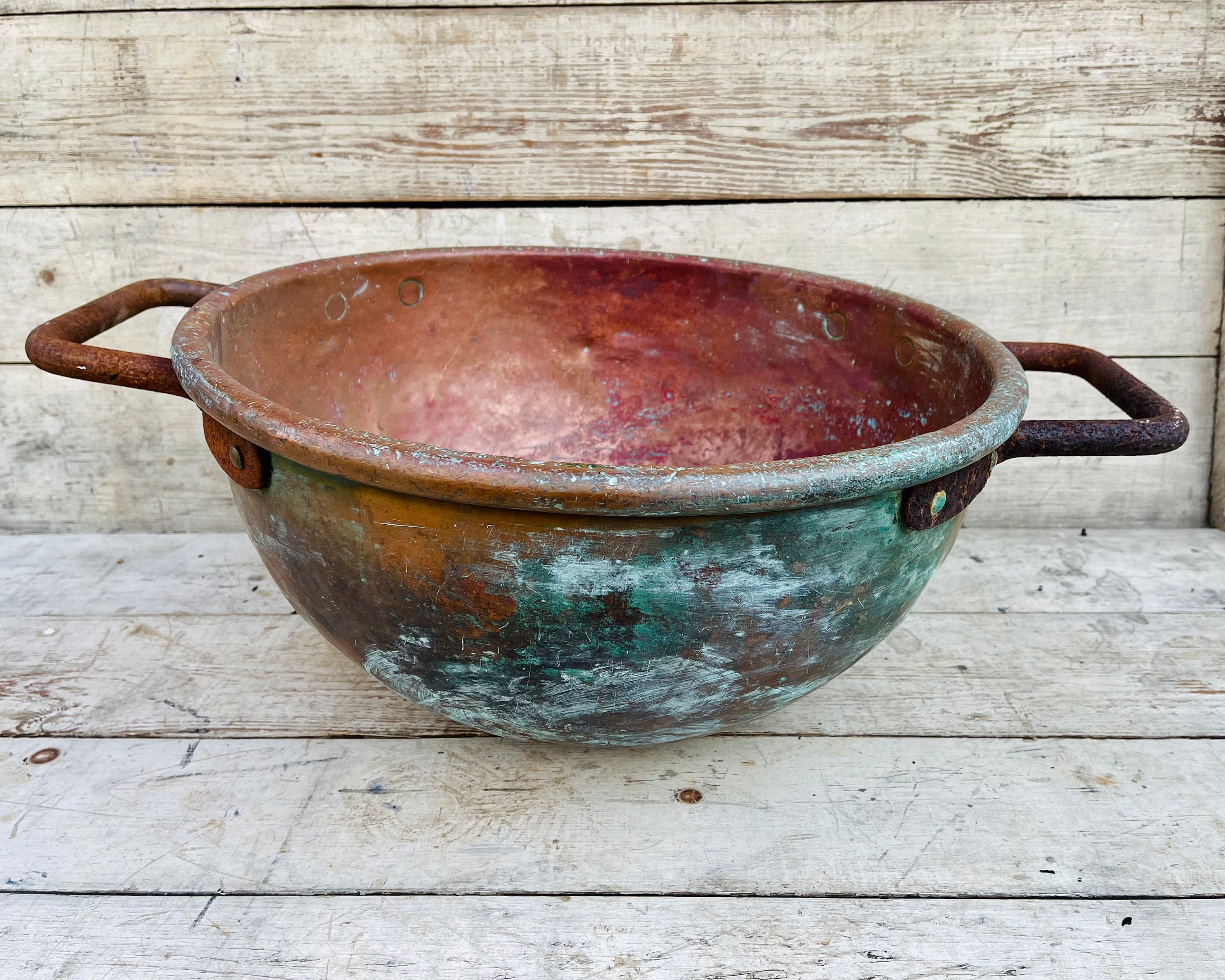Antique 1800s Copper Candy Pot Cauldron Primitive Copper Pot Etsy
