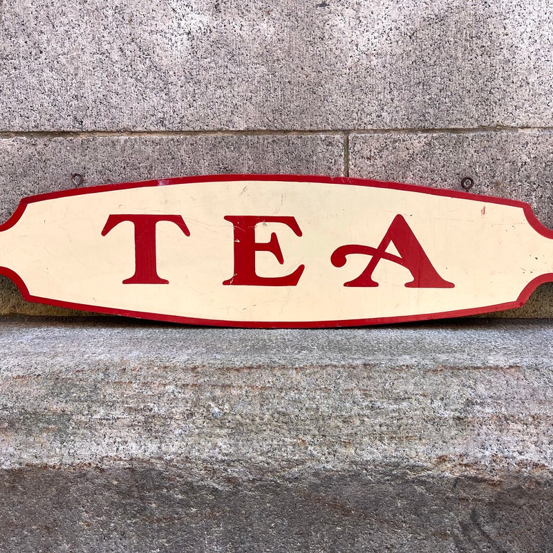 Wooden Tea Sign - Etsy