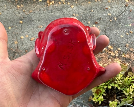 Vintage Porcelain Devil Tray: Incense Burner Ashtray, Oddities