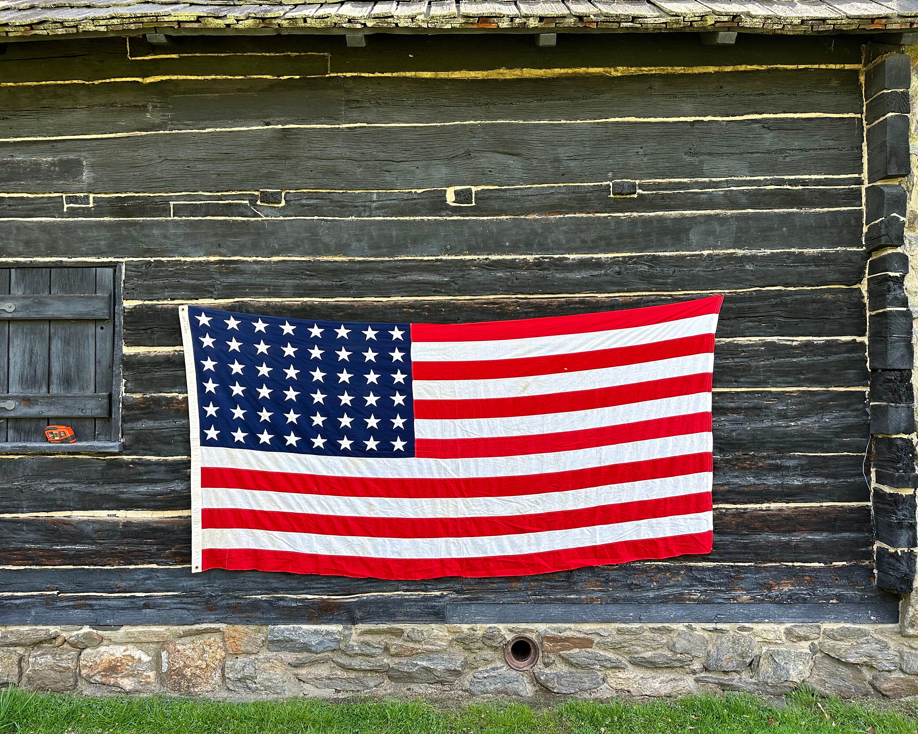 特大BIG！40s〜50s 48星 星条旗アメリカアンティークUSAヴィンテージ