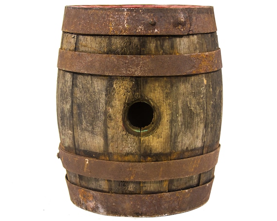 Antique Wooden Barrel Beer Barrel Whiskey Barrel J W Lees Etsy