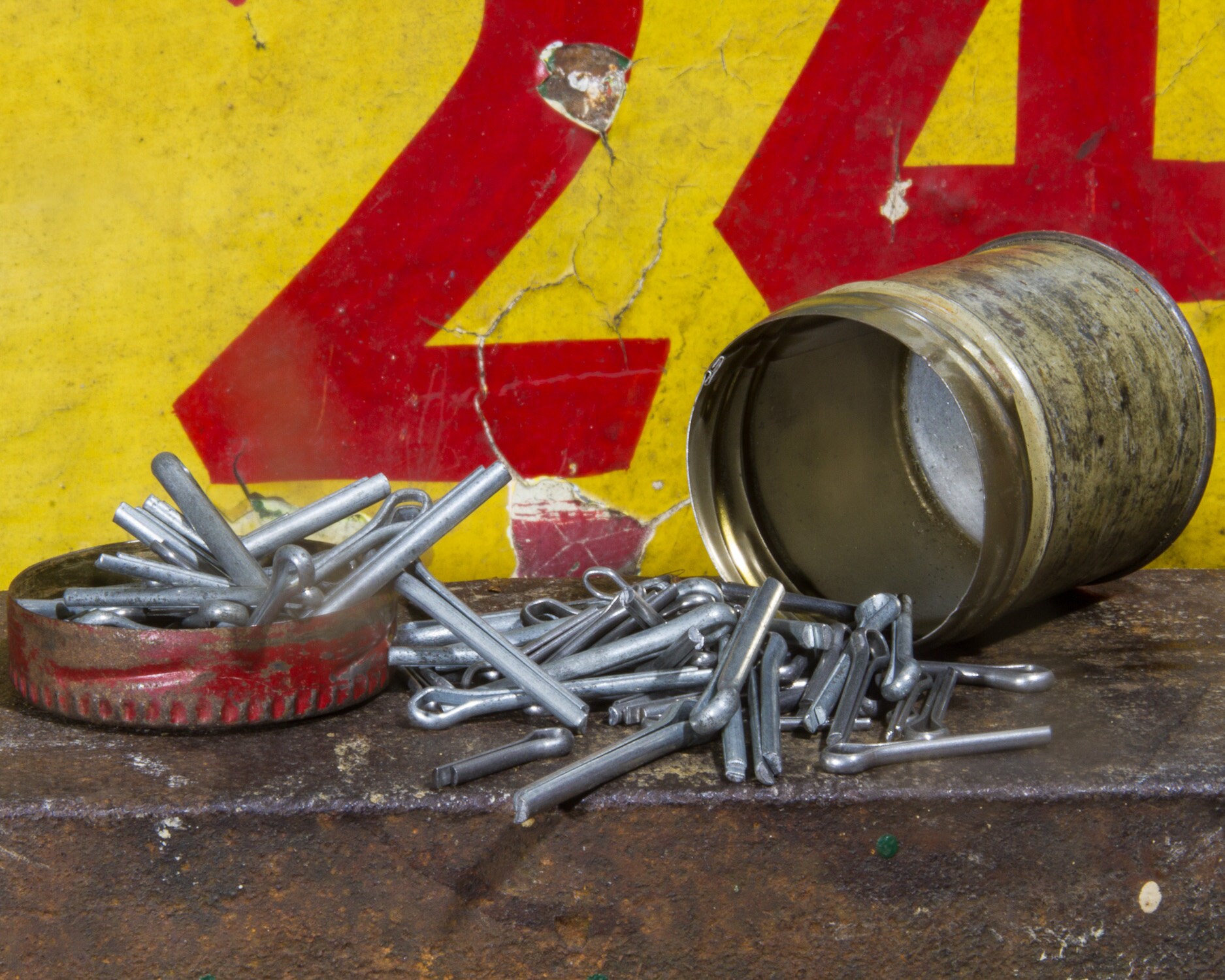 Cotter Pins Vintage Antique Tin Arts Crafts Fastener Etsy