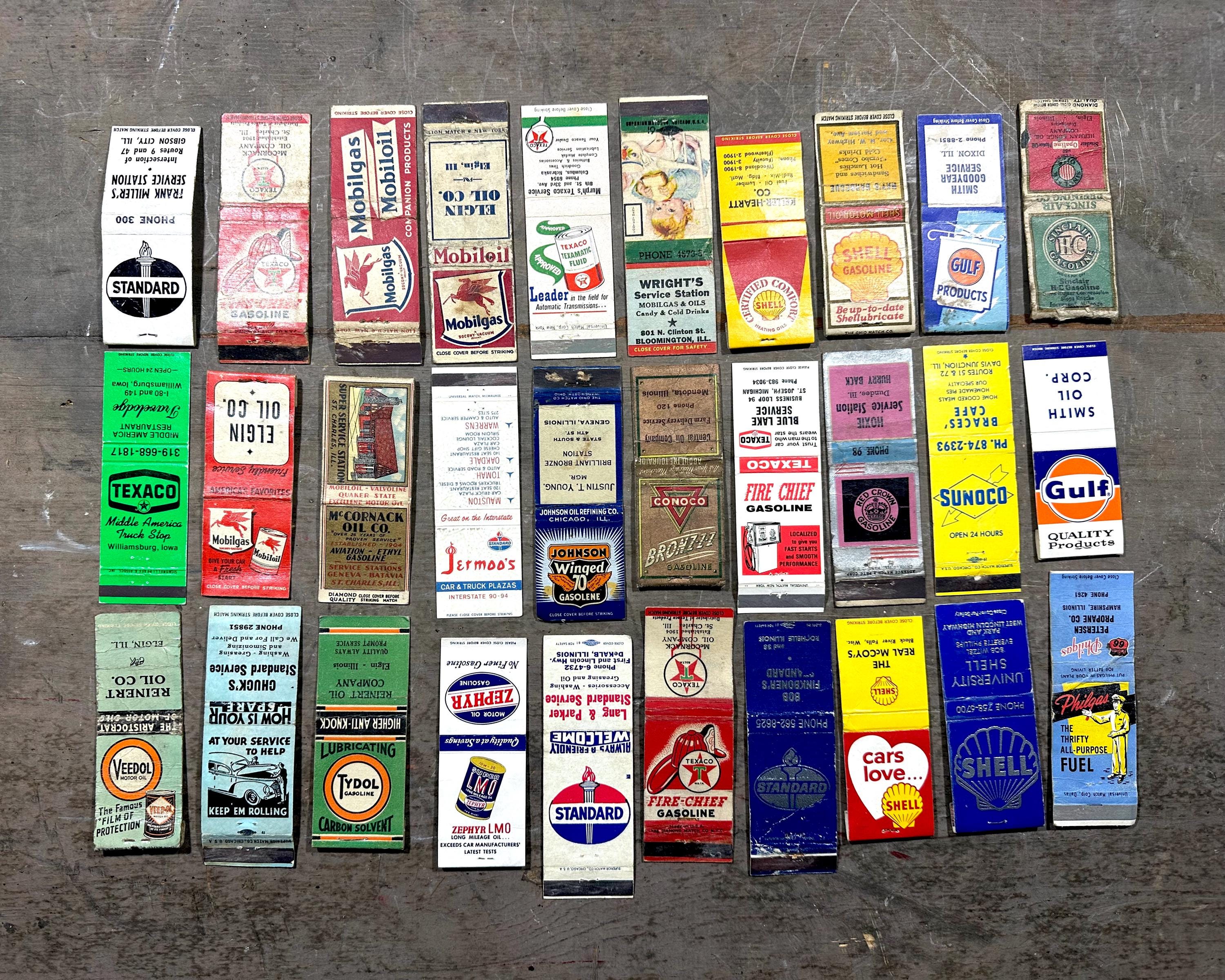 Gas Oil Matchbook - Etsy