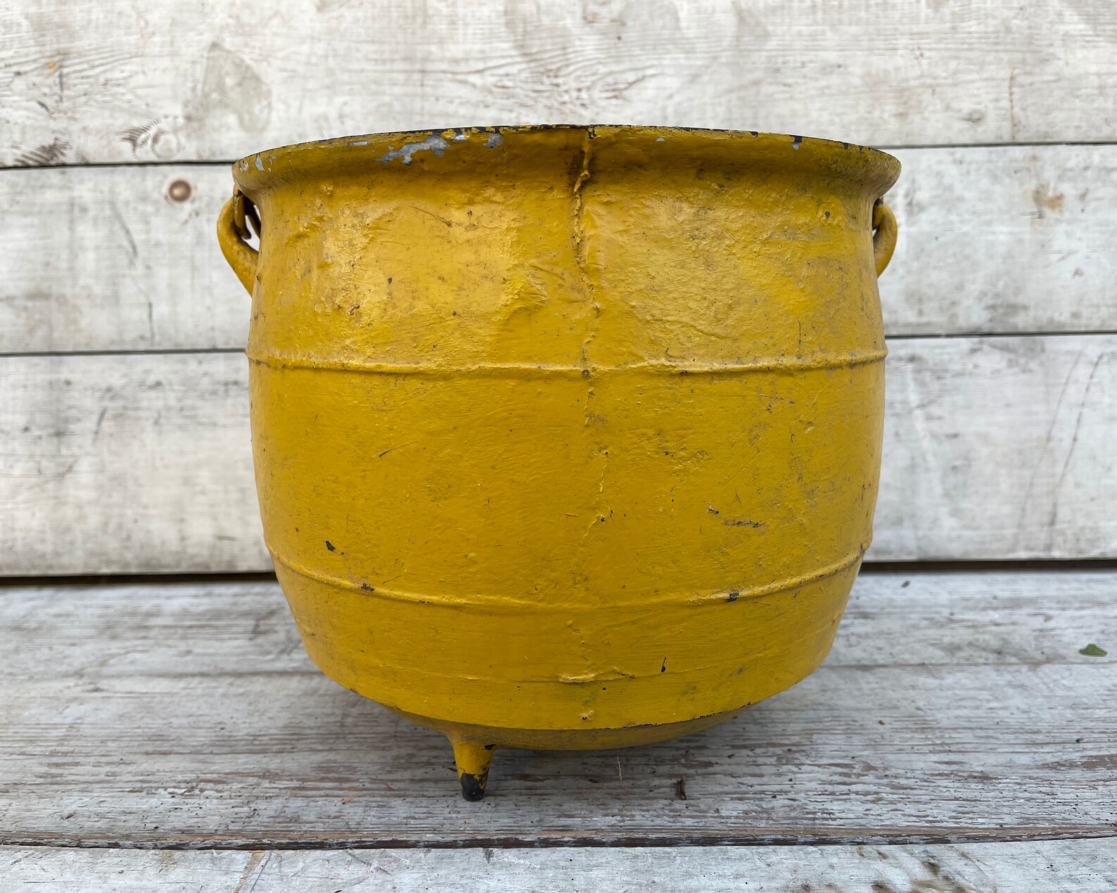 Antique Cast Iron Bean Pot Footed Cauldron Witches Pot Cowboys Etsy