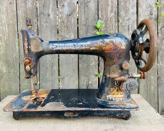 Antike Sänger Nähmaschine Vintage Sphinx Modell Vintage | Etsy