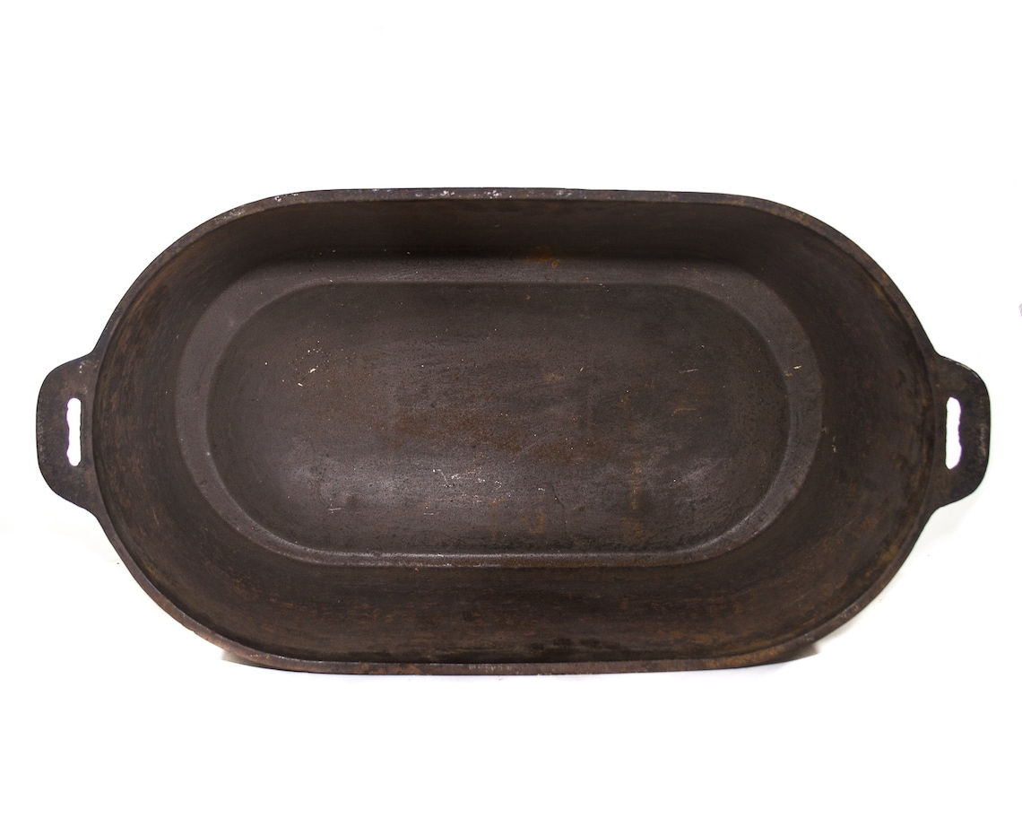 Vintage Cast Iron Pot No 8 with Double Gate Mark Farmhouse Etsy