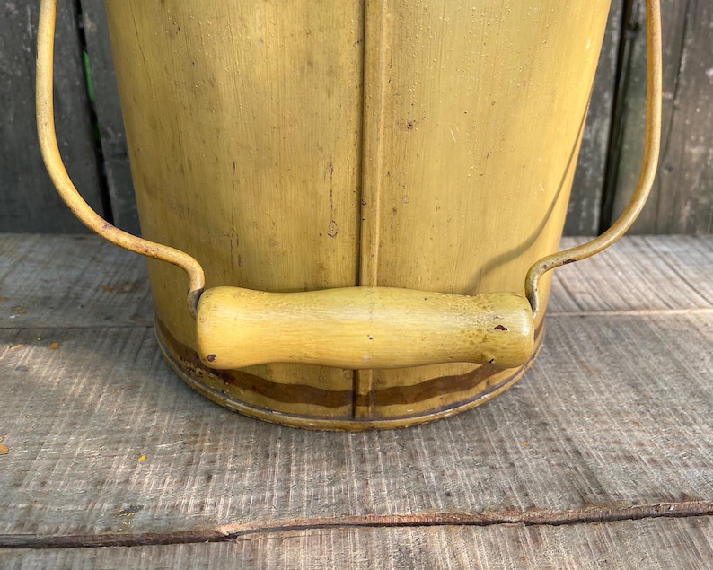 Vintage Milk Can Antique Milk Jug Rustic Home Decor Antique Milk Churn Garden Decor Yard Art Outdoor Decorations Old Farm House Cream Can image 3