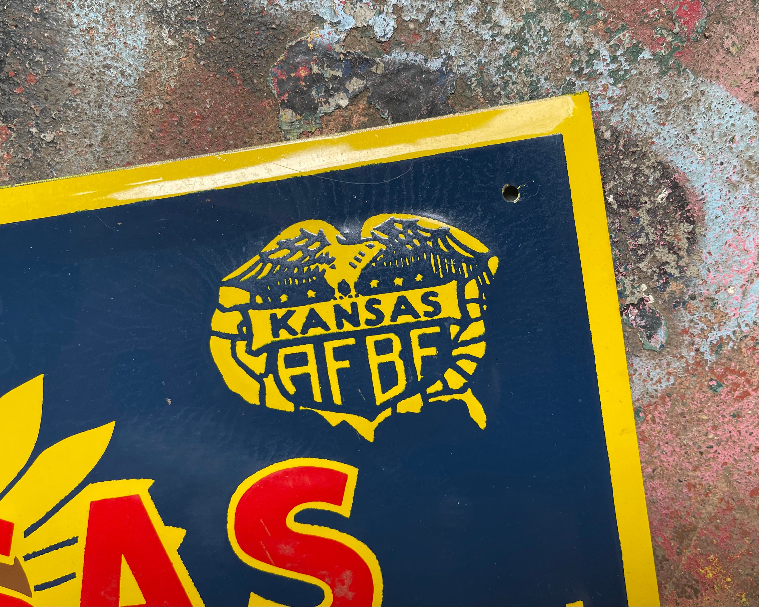 Kansas Farm Bureau Sign Farm Sign Farmhouse Decor Country Etsy