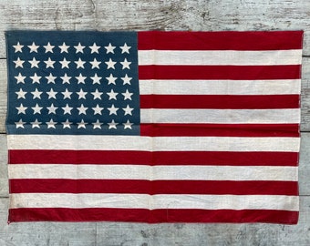 第二次世界大戦時代の48個の星のアメリカ国旗 - Etsy 日本