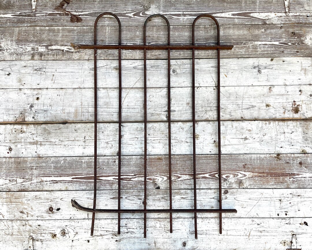 Antique Garden Fence Wrought Iron Hairpin Fence Victorian Gate Outdoor Decorations Shabby Chic