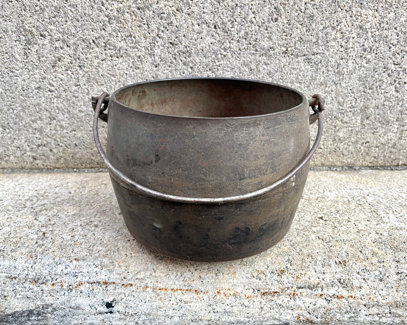 Antique Cast Iron Bean Pot Marietta PA Gate Mark Vintage Etsy