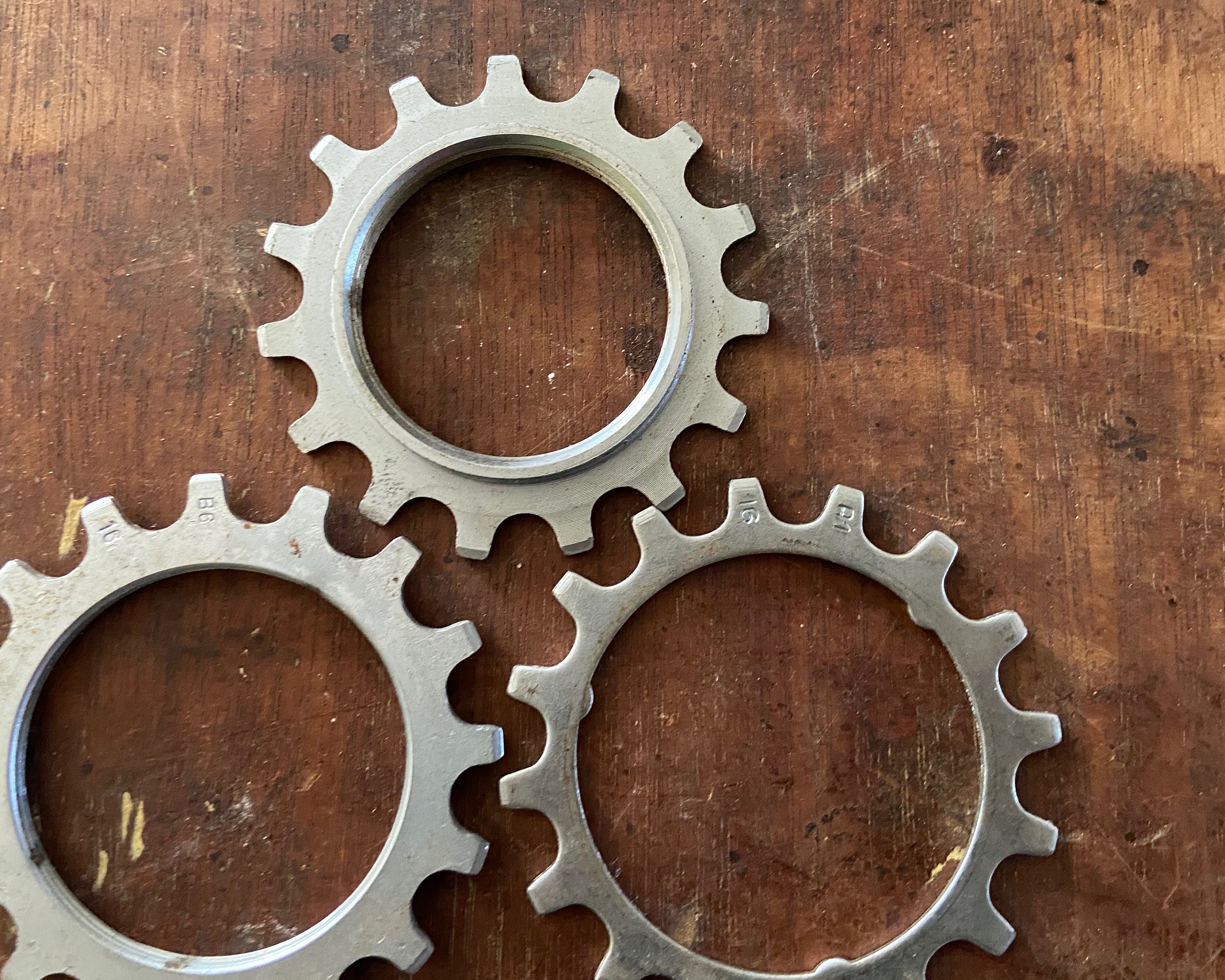 Vintage Gears Sprocket Steel Cogs Cog Fixed Gear Hub Fixie Etsy