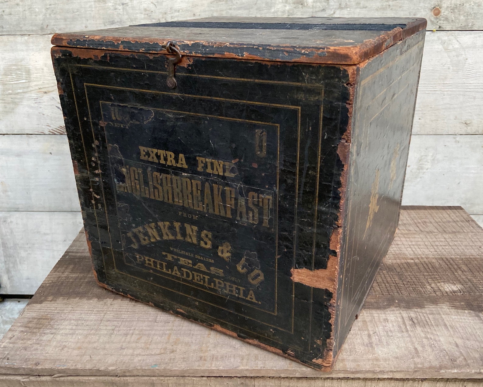 Antique Tea Crate From Philadelphia 1700s Tea Box JENKINS & Etsy