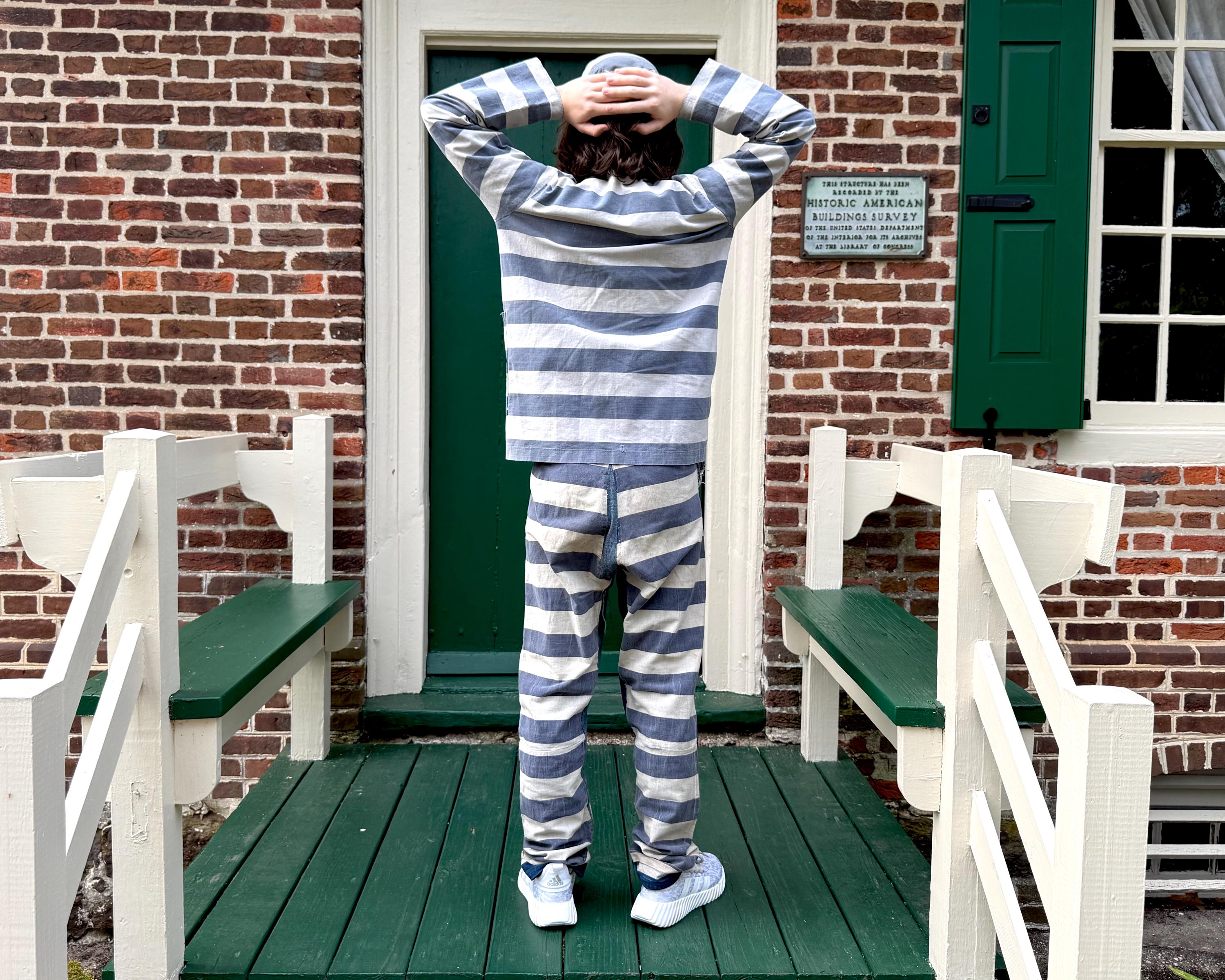 Prisoner pants vintage archive y2k Vintage Prison Uniform: Early Prisoner pants vintage archive y2k Vintage Prison Uniform: Early