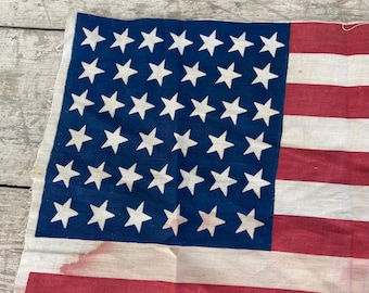 アンティーク ヴィンテージ アメリカ フラッグ 40’s 50’s ヴィンテージ フラッグ 星条旗 アメリカ -通販-ローズボールアンティークス