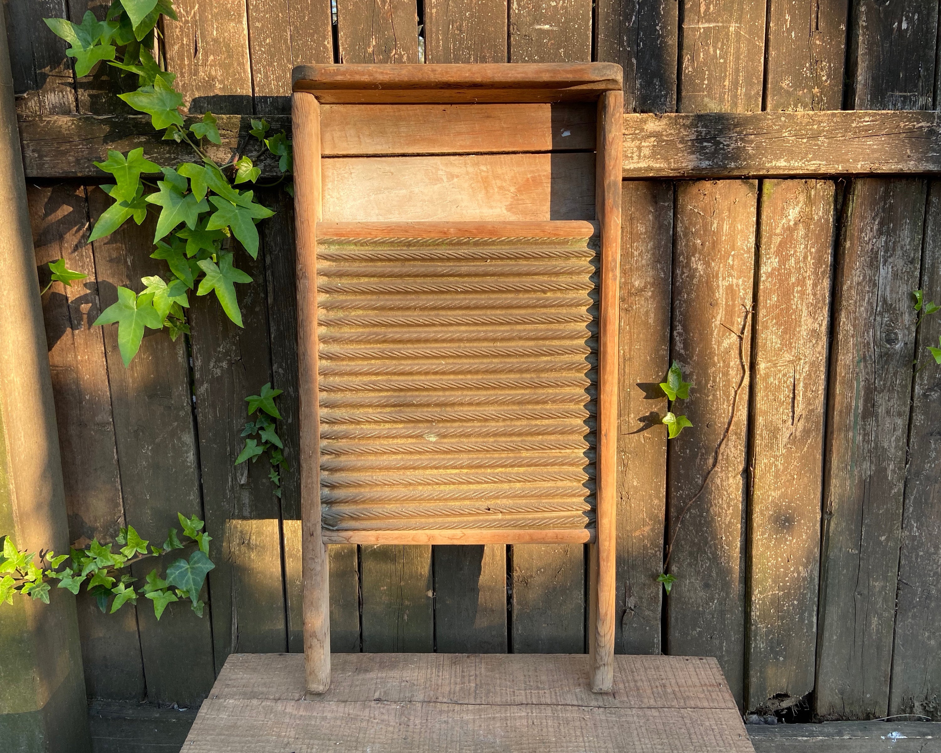 Vintage Washboard Antique Metal Wash Board Shabby Chic Etsy