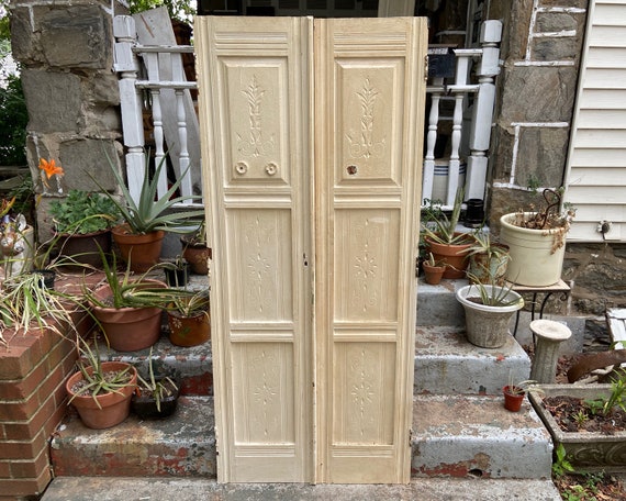 Antique Doors Victorian Closet Door Large Vintage Shutter