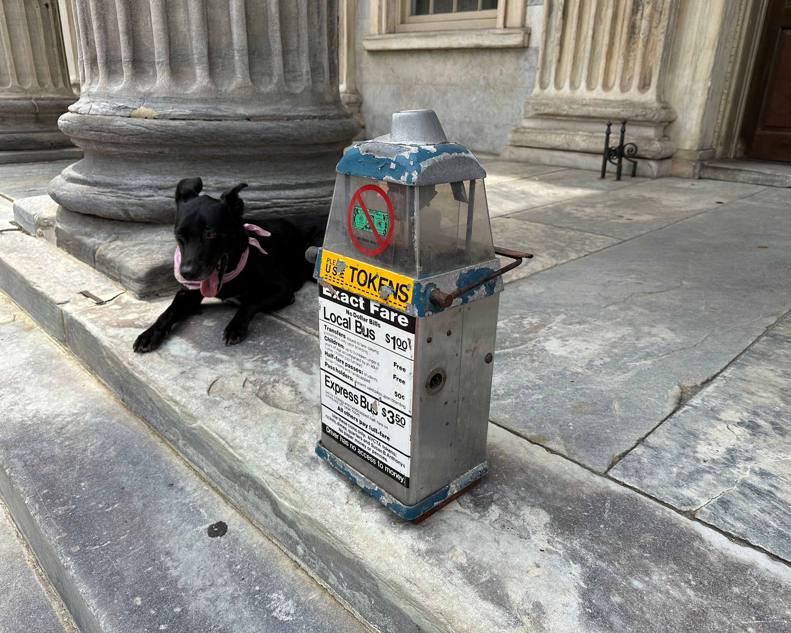 New York City Bus Fare Box, Token Cash Box, NYC Public